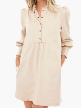 Tuckernuck Pomander Place Claiborne Khaki Dress